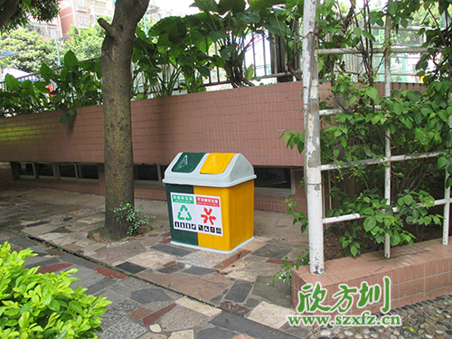 炎炎夏季，玻璃鋼垃圾桶為清遠(yuǎn)市街道帶來點點綠意